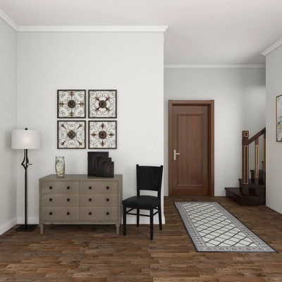 Vintage Reflections Rustic Wood-Style MDF And Synthetic Leather Book Box Set 3ct - Olivia & May - Image 5