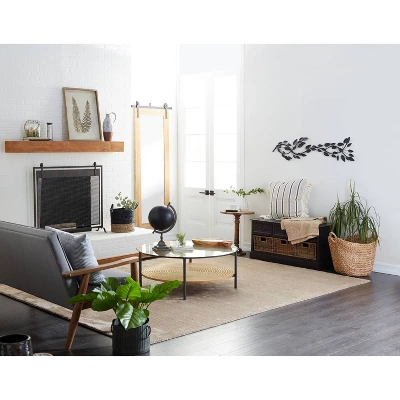 19" X 20" X 18" Brown Sea Grass Contemporary Storage Basket - Olivia & May - Image 6