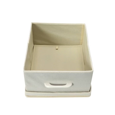 Household Essentials Stacking Storage Boxes With Laminate Top Coastal Oak - Image 5