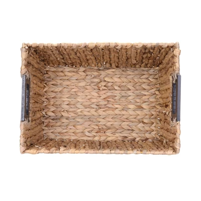 Hastings Home Rectangular Handmade Wicker Baskets - Natural, Set Of 2 - Image 6