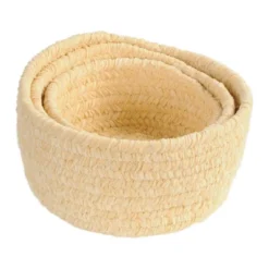 Colonial Mills Spring Meadow Nesting Baskets - Dandelion - Set Of 3