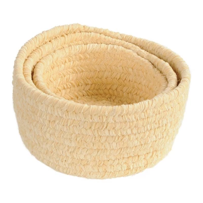 Colonial Mills Spring Meadow Nesting Baskets - Dandelion - Set Of 3