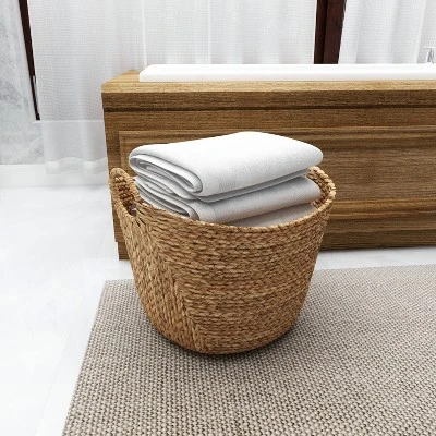 19" X 20" X 18" Brown Sea Grass Contemporary Storage Basket - Olivia & May - Image 15