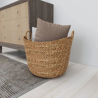 19" X 20" X 18" Brown Sea Grass Contemporary Storage Basket - Olivia & May - Image 19