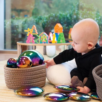Colonial Mills Peek-A-Boo Basket And Lid - Tan - Image 2