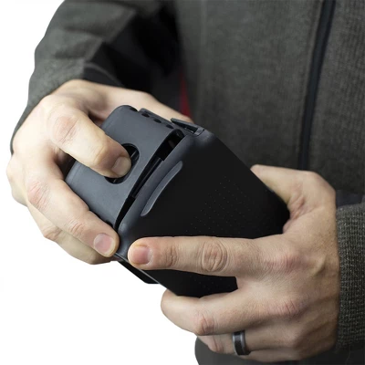 Home Basics Adjustable Plastic Shoe Space Saver, Black - Image 2