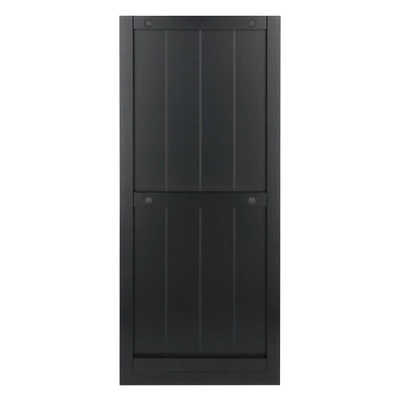 27" Timothy Shelf 2X2 Slots Black - Winsome - Image 2