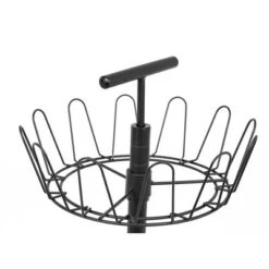 BirdRock Home Internet's Best 3-Tier Metal Shoe Tree (18 Pair) - Black Finish