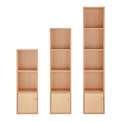 59" Set Of 3 Slim Cube Shelf Unit Towers - Danya B. - Image 12