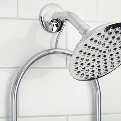 MDesign Metal Large Bath Tub & Shower Caddy, Hanging Storage Organizer - Image 4