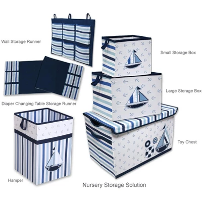 Bacati - Little Sailor Storage Caddy - Image 5