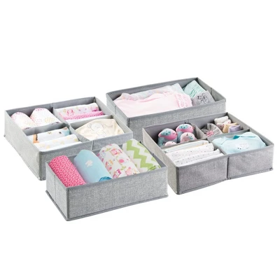 MDesign Kids Fabric Dresser Drawer And Closet Storage Organizer, Set Of 4 - Image 5