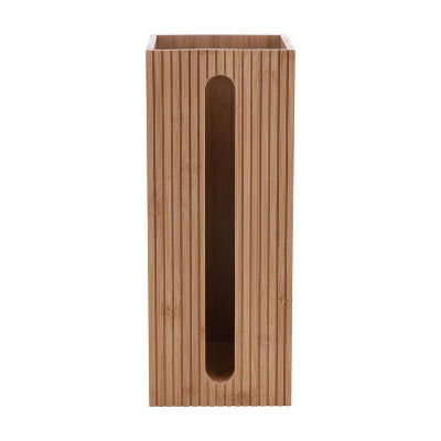 Oslo Square Bamboo Toilet Tissues Reserve Brown - Bath Bliss - Image 4