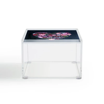 Stephanie Corfee Heart Aflutter 4" X 4" Acrylic Box - Deny Designs - Image 3