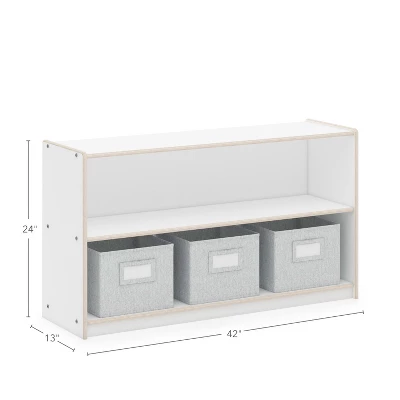 Guidecraft EdQ 2-Shelf Open Storage - 24" - Image 4