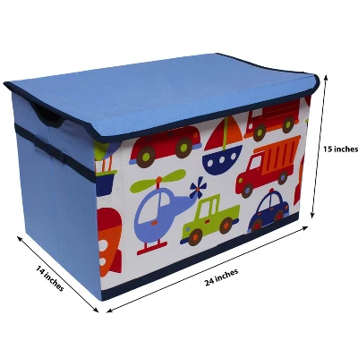 Bacati - Transportation Storage Toy Chest