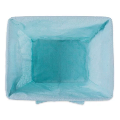 Design Imports Set Of 5 Rustic Bronze Chicken Wire Liner Baskets Aqua - Image 2