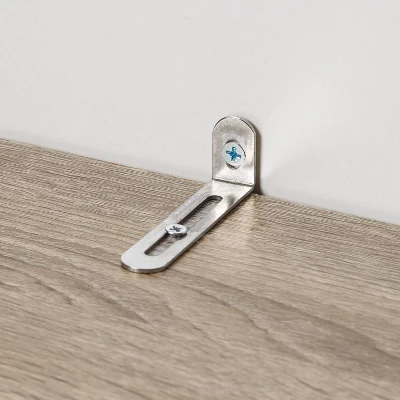 Honey-Can-Do 2 Shelf Stackable Open Cabinet Oak - Image 6