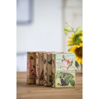 Set Of 4 Book Boxes Floral/Butterflies - A&B Home - Image 8