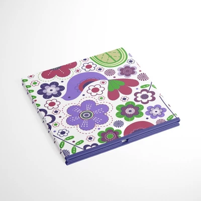 Bacati - Botanical Purple Storage Box Small - Image 2