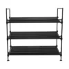 Organize It All 3 Tier Shoe Rack Resin Collection