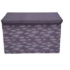 Bacati - Clouds In The City White/Gray Storage Toy Chest