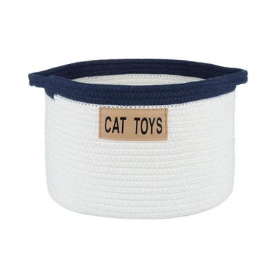 Midlee Cat Toy Rope Cotton Basket - Image 6