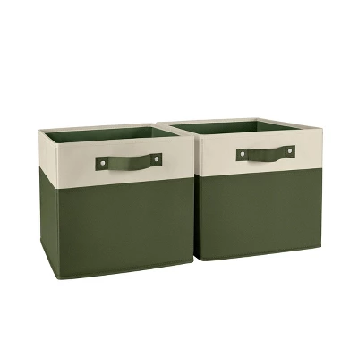2pc Kids' 10.5" Two-Toned Folding Storage Bin Set - RiverRidge Home - Image 12