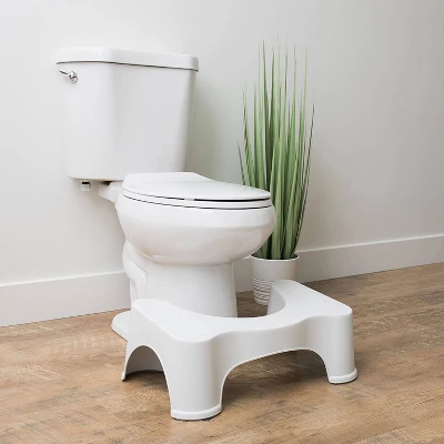 7" The Original Bathroom Toilet Stool White - Squatty Potty - Image 3