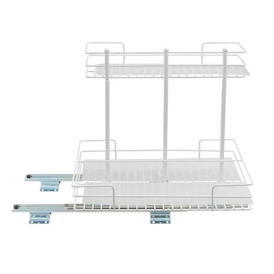 Household Essentials Double-Sided Pantry Organizer White