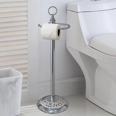 Freestanding Toilet Tissue Holder Chrome/Ice - Nu Steel - Image 3