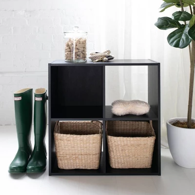 23.82" Langdrew 4 Cube Organizer Black - Signature Design By Ashley - Image 2