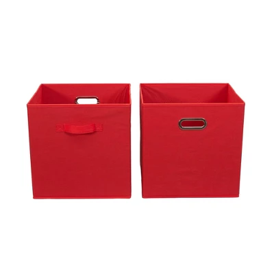 Household Essentials 2pc 12" X 13" Fabric Storage Bin Set - Image 6