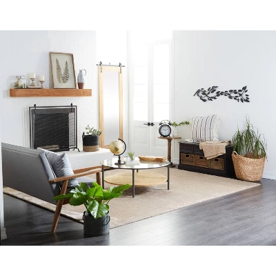 19" X 20" X 18" Brown Sea Grass Contemporary Storage Basket - Olivia & May - Image 8