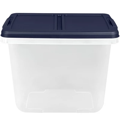 Home Logic 29qt 6pk Storage Bins Clear - Image 2