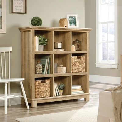 47" Garden Villa 9 Cube Organizer Orchard Oak - Sauder
