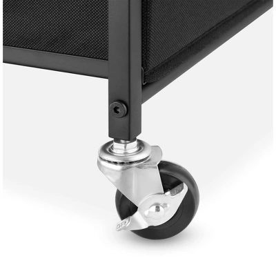Whitmor Rolling 3 Drawer Cart Black - Image 4