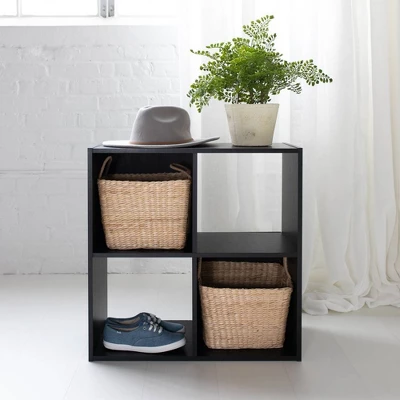 23.82" Langdrew 4 Cube Organizer Black - Signature Design By Ashley