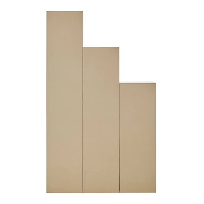 59" Set Of 3 Slim Cube Shelf Unit Towers - Danya B. - Image 11