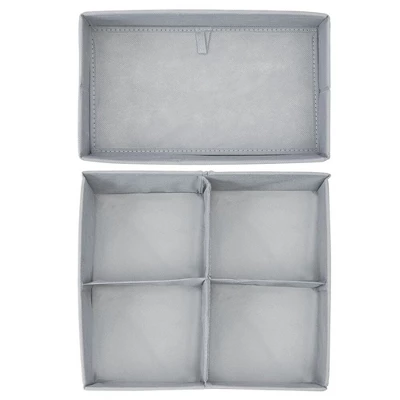 MDesign Kids Fabric Dresser Drawer And Closet Storage Organizer, Set Of 4 - Image 2