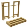 Clifford Foldable Shoe Rack Natural - Winsome