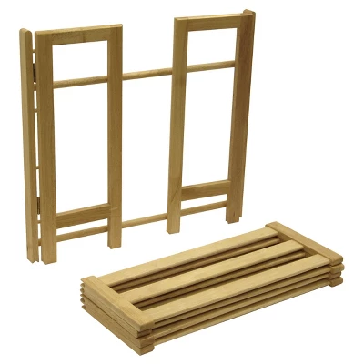 Clifford Foldable Shoe Rack Natural - Winsome