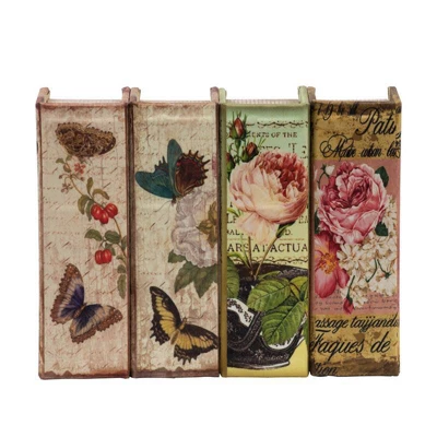 Set Of 4 Book Boxes Floral/Butterflies - A&B Home - Image 3