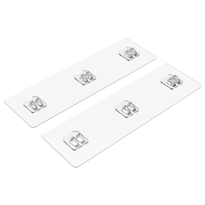 GeekDigg Adhesive Sticker For No Drilling Shower Caddy - Clear