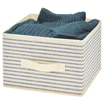 MDesign Soft Fabric Closet Storage Organizer Cube Bin, 10 Pack - Image 6