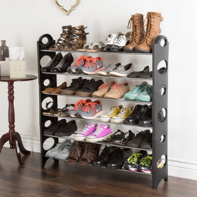 Hastings Home 6-Tier Shoe Storage Rack – Holds Up To 24-Pairs - Image 2
