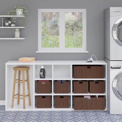 3pc Tessa Woven Rope 3 Small Basket Set Walnut - Winsome - Image 7