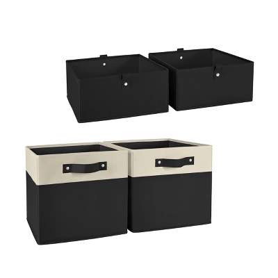 2pc Kids' 10.5" Two-Toned Folding Storage Bin Set - RiverRidge Home - Image 6