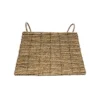 Natural Woven Natural Seagrass & Metal Basket - Foreside Home & Garden