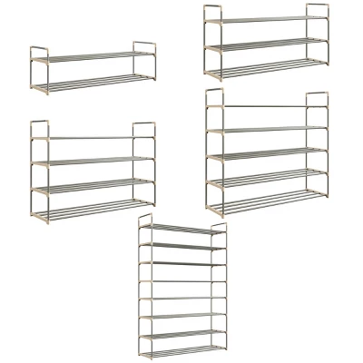 Hastings Home Five-Tier 30-Pair Shoe Storage Rack - Image 6